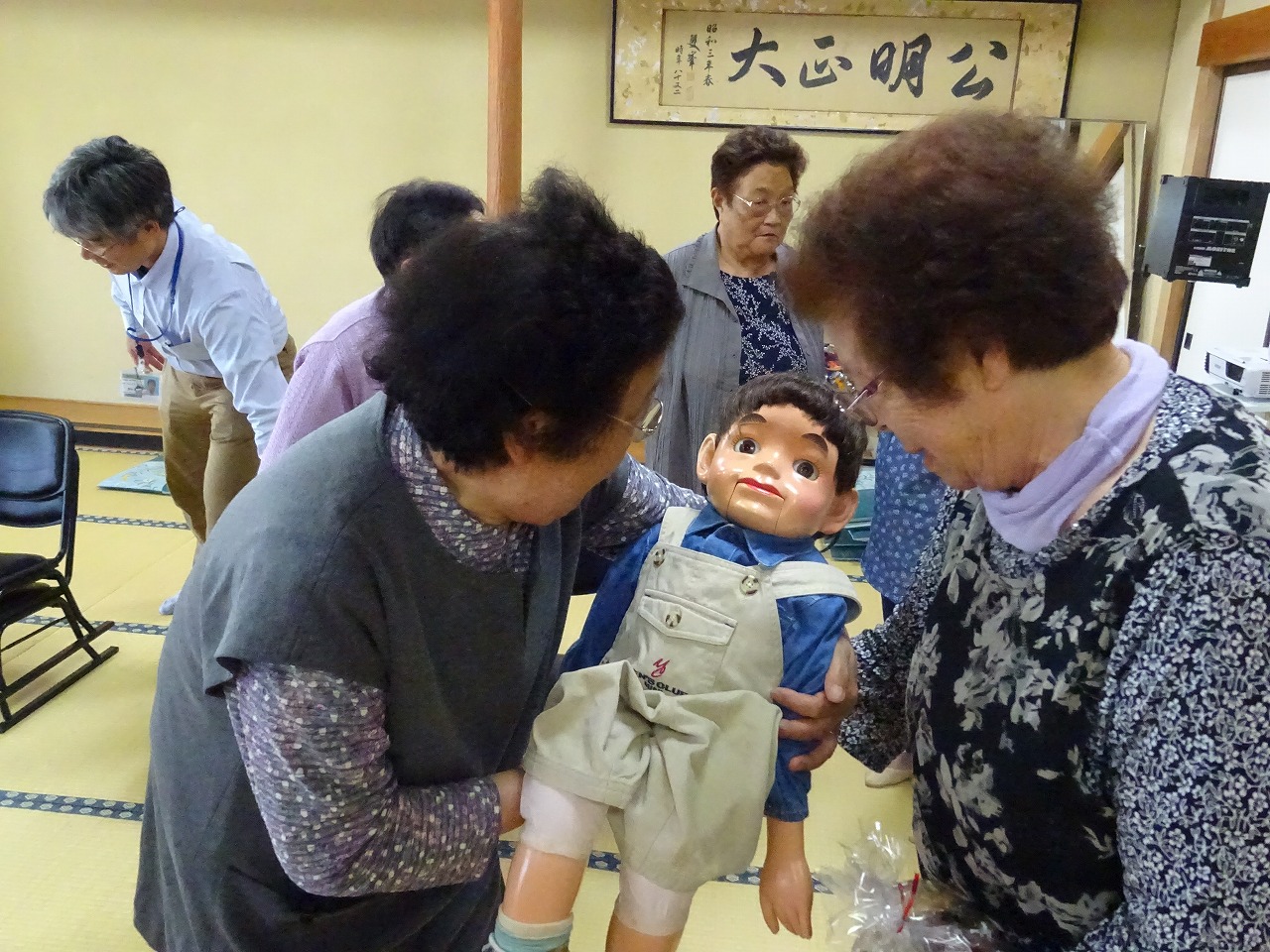 喫煙コーナー(?)で